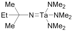 t-Amylimidotris(dimethylamido)tantalum(V) Chemical Structure